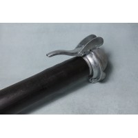 6" Hdpe (160 SDR 26) drain pipe a 6 meter with 6" (159) Female and Male coupling type Bauer